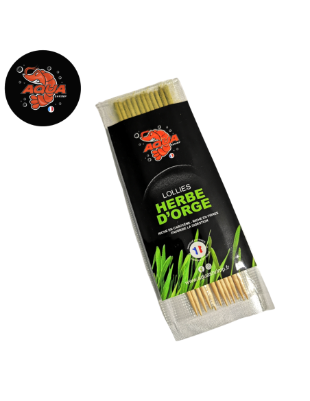 Aquashrimp - Shrimps Lollies Herbe d'orge(12pcs)