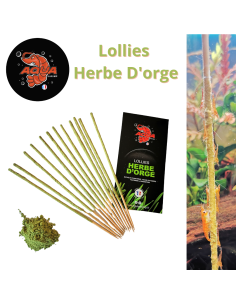 Aquashrimp - Shrimps Lollies Herbe d'orge(12pcs)
