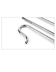 Set Lily pipe Inox - 17mm Long 2