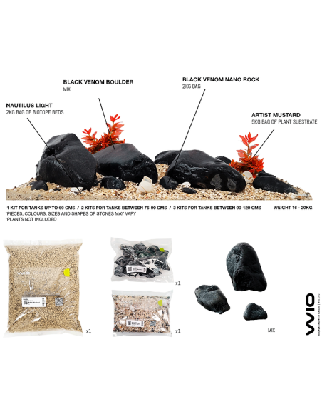 Wio - Nautilus Light Decor Kit Aquascaping