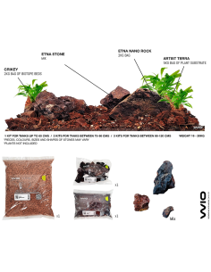Wio - Crikey Decor Kit complet Aquascaping
