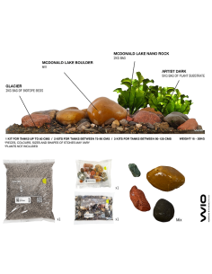 Wio - Glacier Decor Kit Aquascaping 2