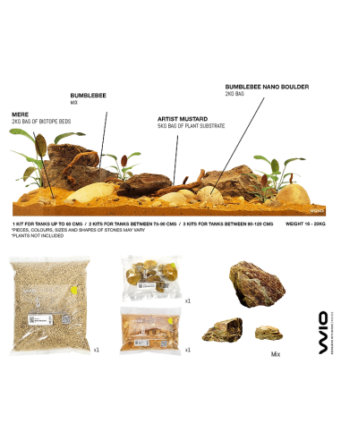 Wio - Mere Decor Kit complet Aquascaping