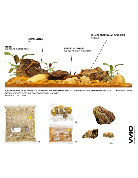 Wio - Mere Decor Kit Aquascaping