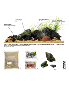 Wio - Everglades Decor Kit complet Aquascaping
