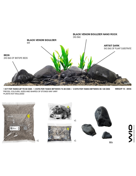 Wio - Ibon Decor Kit Aquascaping