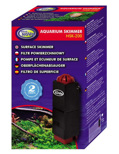 AQUA NOVA - NSK-200 Skimmer pour aquarium