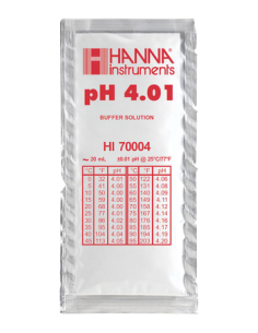 Hanna - Solution tampon pH 4,01 - 1 sachet de 20 mL