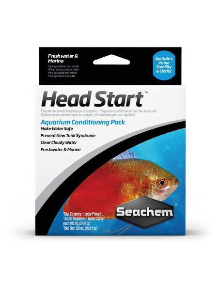 Seachem - Head Start Pack Prime, Stability & Clarity 100ml