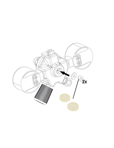 JBL - Proflora Joint plat système U001 (Lot de 2)