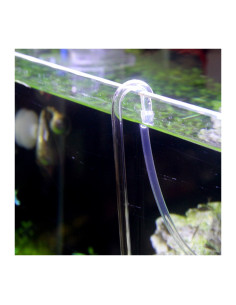 Coude en verre J 20cm 2