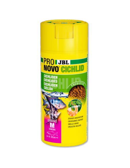 JBL - ProNovo Cichlid Grano M 250ml Click