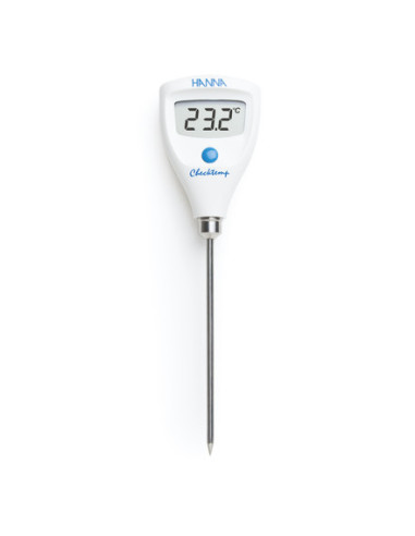 HANNA - Thermomètre de précision avec sonde fixe Checktemp®, conforme EN13485