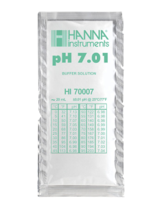 Hanna - Solution tampon pH 7,01 - 25 sachets de 20 mL 2