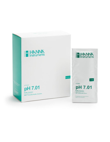 Hanna - Solution tampon pH 7,01 - 25 sachet de 20 mL
