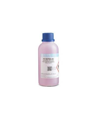 HANNA - Solution de nettoyage pour cuvettes de mesure, bouteille 250 mL