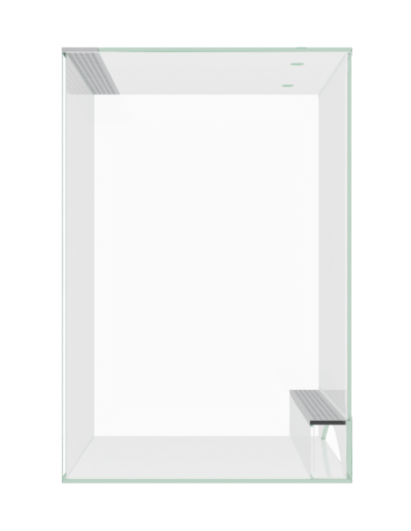 Terrarium 40x40x60H Extra clair