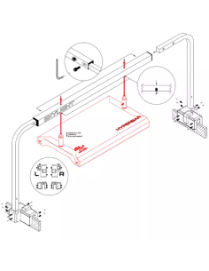 Skylight - Edge Stand (Potence bord d'aquarium) 2