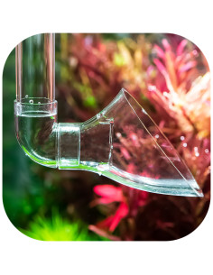 Pipe de nénuphar pour aquarium. Sortie d'eau Lily Pipe Outflow pour système